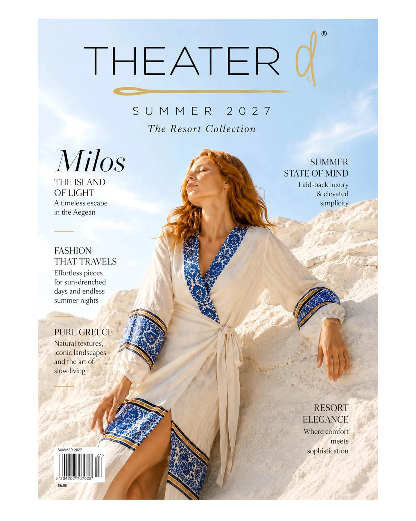 Theater d. resortwear campaign by the sea